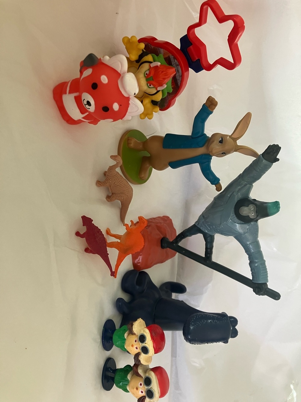 Set McDonald's Multicolor Kids Toy Figures - Red, Blue, Brown, Orange, Black